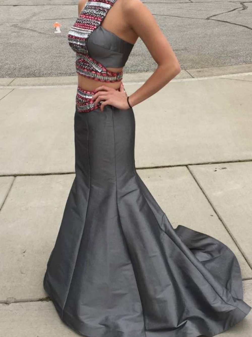 Prom Dress- 2 Piece- Rachel Allan